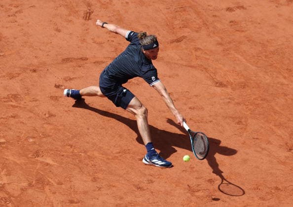 June 7, 2026, Paris, Ile De France, France: ALEXANDER ZVEREV of Germany during the match against F. Cobolli of Italy in the final of tennis tournament Roland Garros, Paris, France. Paris France - ZUMAc278 20260607_zsp_c278_013 Copyright: xMarcinxCholewinskix