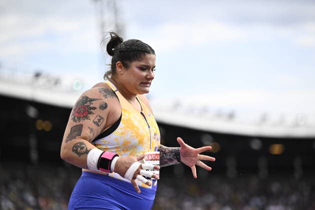 STOCKHOLM, SWEDEN 20260607 Chase Jackson, USA, in action during the women s shot put during the IAAF Diamond League athletics meeting at Stockholm Olympic Stadium in Stockholm, Sweden, on June 7, 2026. STOCKHOLM SWEDEN x10430x