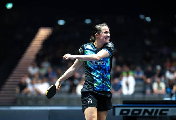 TISCHTENNIS TT-FINALS 2026 IN ERFURT ** NUR FÜR REDAKTIONELLE ZWECKE ** EDITORIAL USE ONLY **<p>07 06 2026-Erfurt: 94. Nationale Deutsche Meisterschaften Damen Herren im Rahmen der Deutschen TT-Finals Damen Halbfinale im Foto: Sabine Winter (TSV Dachau 65) ( Deutschland Thueringen Erfurt Copyright: SaschaxFromm
