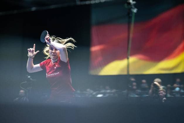 TISCHTENNIS TT-FINALS 2026 IN ERFURT ** NUR FÜR REDAKTIONELLE ZWECKE ** EDITORIAL USE ONLY **<p>07 06 2026-Erfurt: 94. Nationale Deutsche Meisterschaften Damen Herren im Rahmen der Deutschen TT-Finals Damen Halbfinale im Foto: Annett Kaufmann ( Deutschland Thueringen Erfurt Copyright: SaschaxFromm