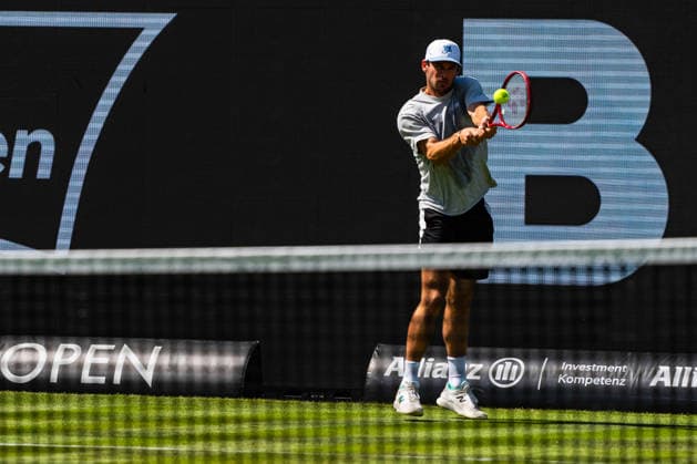 Stuttgart, GERMANY - June 07: Tommy Paul (USA) during the practice Match between Ben Shelton (USA) vs. Tommy Paul (USA) at BOSS OPEN 2026, Tennisanlage Weissenhof on June 07, 2026 in Stuttgart, Germany. Baden-Württemberg Germany Copyright: xTimoxSteinx