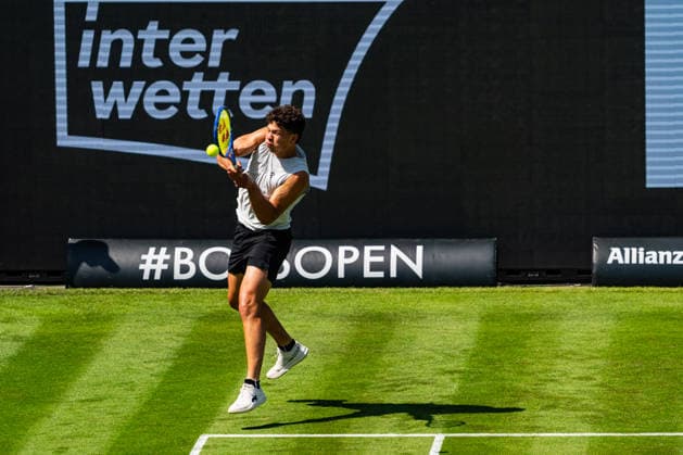 Stuttgart, GERMANY - June 07: Ben Shelton (USA) during the practice Match between Ben Shelton (USA) vs. Tommy Paul (USA) at BOSS OPEN 2026, Tennisanlage Weissenhof on June 07, 2026 in Stuttgart, Germany. Baden-Württemberg Germany Copyright: xTimoxSteinx