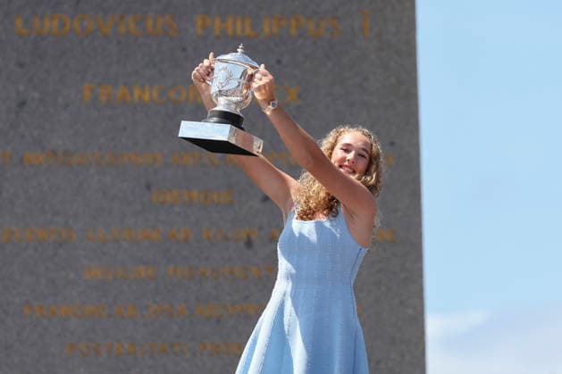 TENNIS : Roland Garros 2026 - Finale Simple Dames - 07 06 2026 Mirra Andreeva (RUS) ParisFrance  Copyright: xMichaelxBaucherx