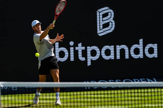 Stuttgart, GERMANY - June 07: Tommy Paul (USA) during the practice Match between Ben Shelton (USA) vs. Tommy Paul (USA) at BOSS OPEN 2026, Tennisanlage Weissenhof on June 07, 2026 in Stuttgart, Germany. Baden-Württemberg Germany Copyright: xTimoxSteinx