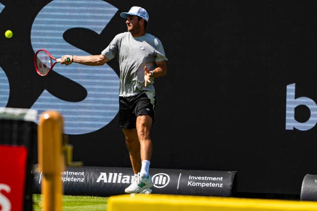 Stuttgart, GERMANY - June 07: Tommy Paul (USA) during the practice Match between Ben Shelton (USA) vs. Tommy Paul (USA) at BOSS OPEN 2026, Tennisanlage Weissenhof on June 07, 2026 in Stuttgart, Germany. Baden-Württemberg Germany Copyright: xTimoxSteinx