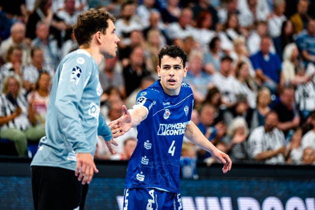 07.06.2026, xdobgx, Handball Daikin HBL, THW Kiel - TBV Lemgo Lippe v.l. Constantin Möstl (TBV Lemgo Lippe, 1), Samuel Zehnder (TBV Lemgo Lippe, 4) Kiel