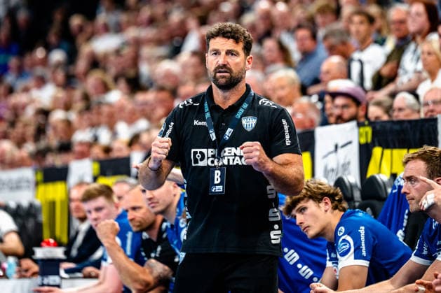 07.06.2026, xdobgx, Handball Daikin HBL, THW Kiel - TBV Lemgo Lippe v.l. Florian Kehrmann (TBV Lemgo Lippe, Trainer) Jubel, celebration Kiel