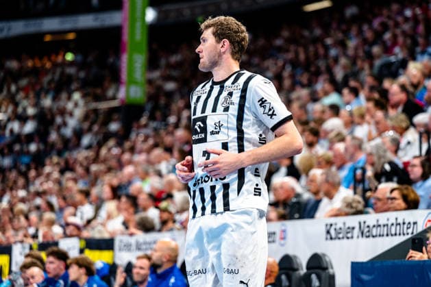 07.06.2026, xdobgx, Handball Daikin HBL, THW Kiel - TBV Lemgo Lippe v.l. Magnus Landin Jacobsen (Kiel, 7) Portrait, Portraet, Einzelbild Kiel