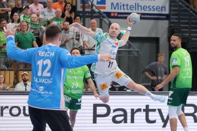 07.06.2026, xtgx, Handball, Daikin HBL, HSG Wetzlar - SC Magdeburg v.l. Daniel Pettersson (Magdeburg, 11) wirft Tor, Torschuetze, erzielt Tor, Treffer, scores the goal Wetzlar