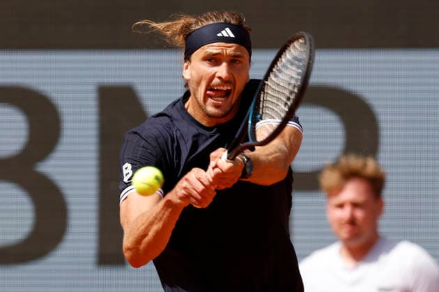 June 7, 2026, Paris, Paris, France: Alexander ZVEREV (GER) during the tennis Grand Slam of Roland Garros 2026, menÃ¢â‚¬â ¢s final match between Flavio COBOLLI (ITA) and Alexander ZVEREV (GER) at Roland Garros Stadium - on June 07 2026 .Paris - France Paris France - ZUMAb253 20260607_zsp_b253_079 Copyright: xLoicxBaratouxx