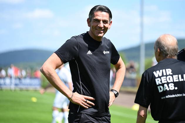 07.06.2026 - Fussball - Saison 2025 2026 - Testspiel Freundschaftsspiel Vorbereitungsspiel : SV Gloria Weilersbach - TSV Germania Kirchehrenbach - LuPf - xluxpfx - Deniz Aytekin ( Schiedsrichter )