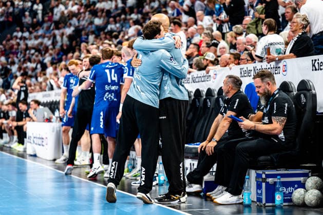 07.06.2026, xdobgx, Handball Daikin HBL, THW Kiel - TBV Lemgo Lippe v.l. Constantin Möstl (TBV Lemgo Lippe, 1), Urh Kastelic (TBV Lemgo Lippe, 99) Kiel