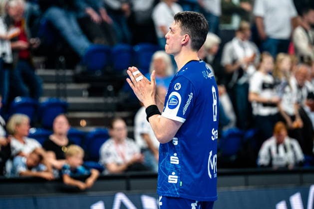 07.06.2026, xdobgx, Handball Daikin HBL, THW Kiel - TBV Lemgo Lippe v.l. Frederik Simak (TBV Lemgo Lippe, 8) applaudiert, applauds Kiel