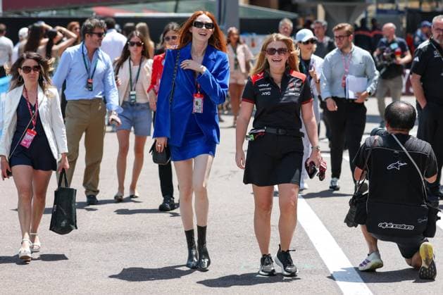 Schauspielerin Karen Gillan, Rennen, Grosser Preis von Monaco, Motorsport, Herren, Formel 1, 07.06.2026 Monte Carlo Monaco MCO