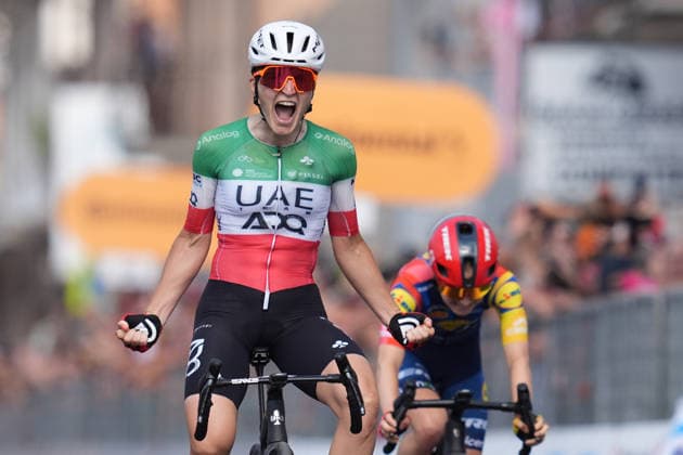 Italy™s Elisa Longo Borghini of UAE Team ADQ™s winner Stage 9 of the Giro d™Italia Women, from Saluzzo to Saluzzo, Italy, Sunday, June 7, 2026.  Copyright: xDavidexSpada Lapressex