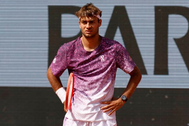 June 7, 2026, Paris, Paris, France: Flavio COBOLLI (ITA) during the tennis Grand Slam of Roland Garros 2026, menÃ¢â‚¬â ¢s final match between Flavio COBOLLI (ITA) and Alexander ZVEREV (GER) at Roland Garros Stadium - on June 07 2026 .Paris - France Paris France - ZUMAb253 20260607_zsp_b253_088 Copyright: xLoicxBaratouxx