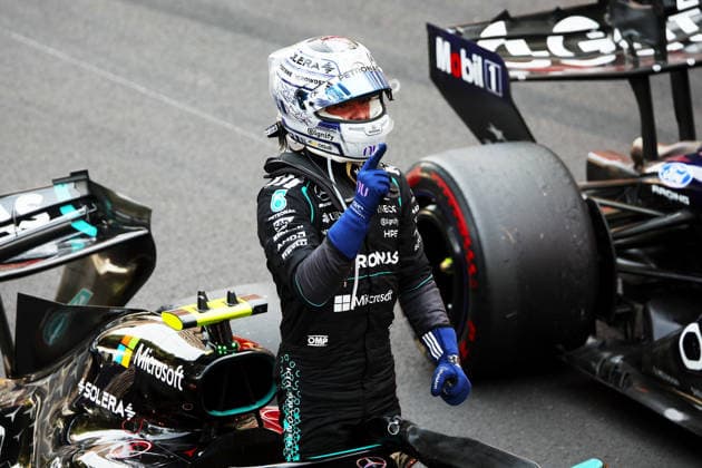 F1 - MONACO GRAND PRIX 2026 KIMI ANTONELLI Andrea (ita), Mercedes AMG F1 Team W16, portrait celebration during the Formula 1 Grand Prix de Canada 2026, 6th round of the 2026 Formula One World Championship, WM, Weltmeisterschaft from June 5 to 7, 2026 on the Circuit de Monaco, in Monte-Carlo, Monaco - Monte-CarloMonaco  Copyright: xDPPIx
