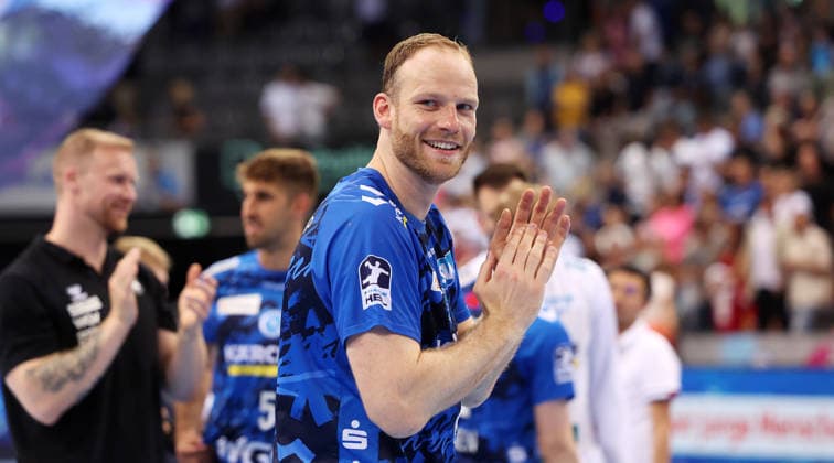 Stuttgart , Handball TVB Stuttgart VS HC Erlangen, Lenny Rubin (TVB)