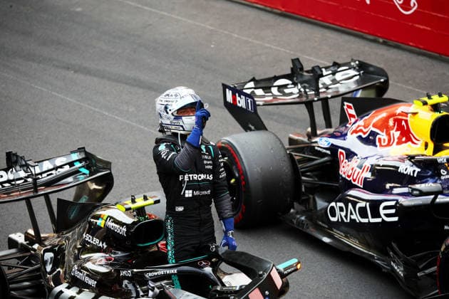 F1 - MONACO GRAND PRIX 2026 KIMI ANTONELLI Andrea (ita), Mercedes AMG F1 Team W16, portrait celebration during the Formula 1 Grand Prix de Canada 2026, 6th round of the 2026 Formula One World Championship, WM, Weltmeisterschaft from June 5 to 7, 2026 on the Circuit de Monaco, in Monte-Carlo, Monaco - Monte-CarloMonaco  Copyright: xDPPIx