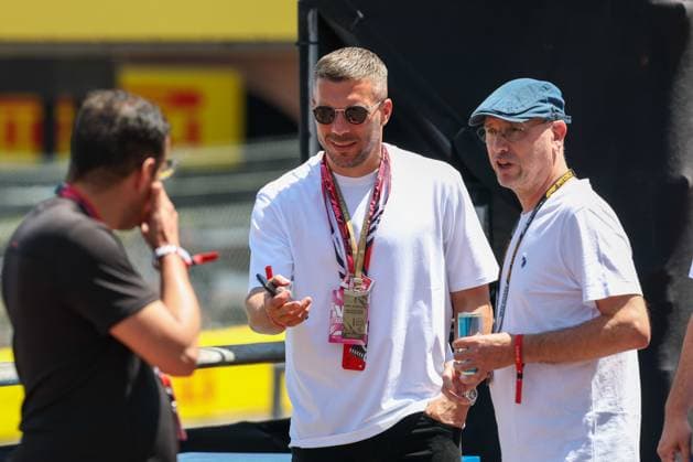 Fussballer Lukas Podolski, Rennen, Grosser Preis von Monaco, Motorsport, Herren, Formel 1, 07.06.2026 Monte Carlo Monaco MCO