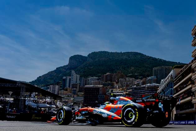 MONACO - Formula 1 driver Lando Norris of McLaren Mastercard Formula 1 Team during the Formula 1 Monaco Grand Prix on the Monaco Street Circuit on June 6, 2026 in Monaco, Monaco. (Photo by DeFodi Images) -