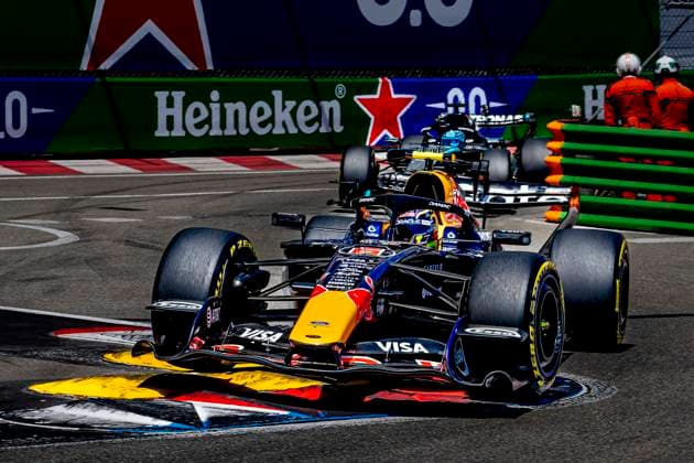 MONACO - Formula 1 driver Isack Hadjar of Oracle Red Bull Racing during the Formula 1 Monaco Grand Prix on the Monaco Street Circuit on June 7, 2026 in Monaco, Monaco. (Photo by DeFodi Images) -