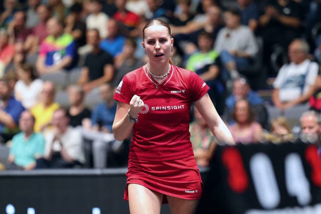 Annett Kaufmann ist neue Deutsche Meister GER Erfurt TT Finals 2026 Deutsche Meisterschaft, Tischtennis Messehalle Erfurt 07.06.2026. GER Erfurt TT Finals 2026 Deutsche Meisterschaft, Tischtennis Messehalle Erfurt 07.06.2026 Thueringen Deutsche Meiterschaft 06.06.2026 Erfurt