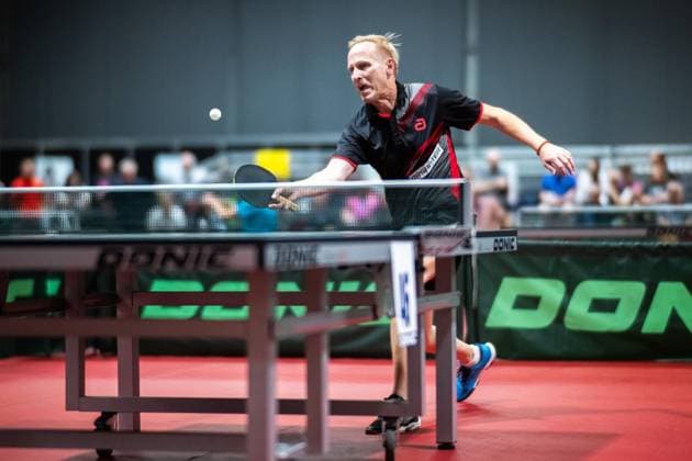 TISCHTENNIS TT-FINALS 2026 IN ERFURT ** NUR FÜR REDAKTIONELLE ZWECKE ** EDITORIAL USE ONLY **<p>07 06 2026-Erfurt: 94. Nationale Deutsche Meisterschaften Damen Herren im Rahmen der Deutschen TT-Finals Senioren 55 Einzel im Foto: Alexander Krießbach 391 (Bischlebener SV) ( Deutschland Thueringen Erfurt Copyright: SaschaxFromm