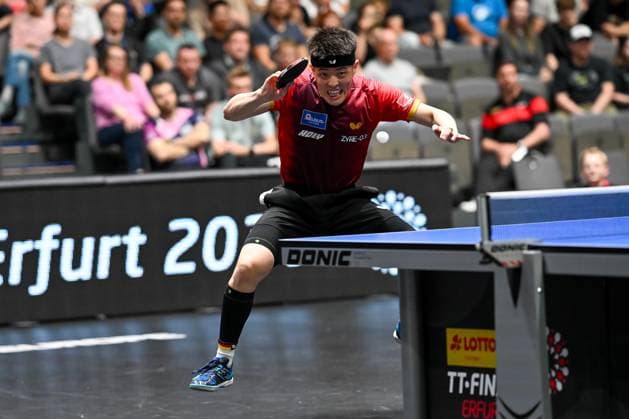 Tischtennis 94. Nationale Deutsche Meisterschaften am 07.06.2026 in den Messehallen in Erfurt Finale Herren Einzel: Dang Qiu