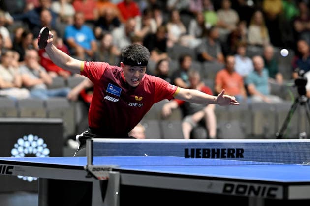 Tischtennis 94. Nationale Deutsche Meisterschaften am 07.06.2026 in den Messehallen in Erfurt Finale Herren Einzel: Dang Qiu