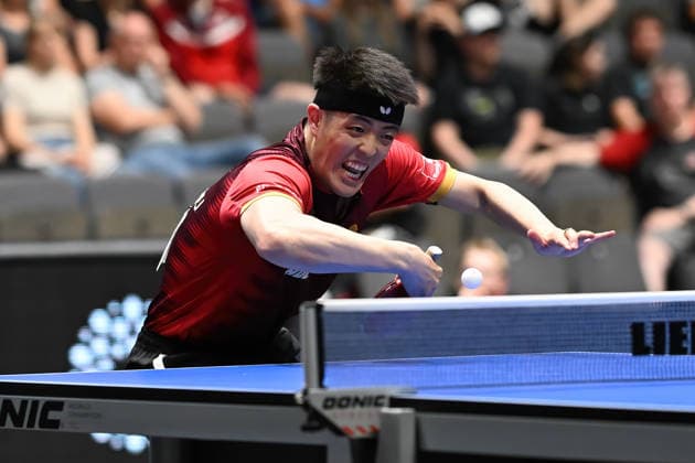 Tischtennis 94. Nationale Deutsche Meisterschaften am 07.06.2026 in den Messehallen in Erfurt Finale Herren Einzel: Dang Qiu