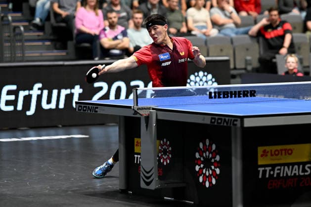 Tischtennis 94. Nationale Deutsche Meisterschaften am 07.06.2026 in den Messehallen in Erfurt Finale Herren Einzel: Dang Qiu