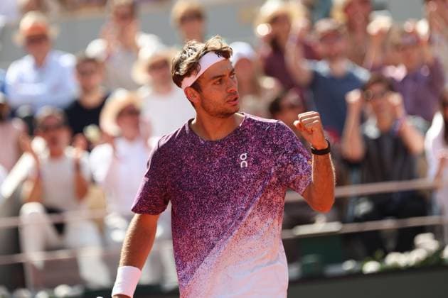 ROLAND GARROS PHOTOPQR LE PARISIEN Le Parisien Arnaud Journois ; PARIS ; 07 06 2026 ; Paris. Stade Roland Garros, le 7 juin 2026. Tennis. Internationaux de France de Roland Garros. Simple Messieurs Court Philippe Chatrier - finale Alexander Zverev vs Flavio Cobolli Photo Le Parisien Arnaud Journois Roland Garros French Open tennis tournament, in Paris, France, on 07 June 2026 PARIS France  Copyright: xPHOTOPQR LExPARISIEN MAXPPPxLexParisienx xArnaudxJournoisx 20260607LPA2453 20260607LPA2453