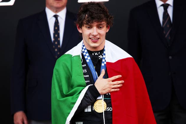 F1 - MONACO GRAND PRIX 2026 KIMI ANTONELLI Andrea (ita), Mercedes AMG F1 Team W16, portrait podium during the Formula 1 Grand Prix de Canada 2026, 6th round of the 2026 Formula One World Championship, WM, Weltmeisterschaft from June 5 to 7, 2026 on the Circuit de Monaco, in Monte-Carlo, Monaco - Monte-CarloMonaco  Copyright: xDPPIx