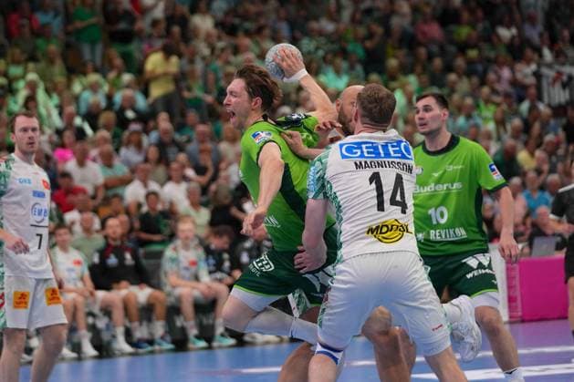 Wetzlar, Germany, June 7th 2026: Justin Mueller ( 25 Wetzlar ) during the Daikin Handball-Bundesliga match between HSG Wetzlar and SC Magdeburg at Buderus Arena Wetzlar. (Julia Kneissl SPP)  Copyright: xJuliaxKneisslx xSPPx spp-en-JuKnSp-20260607_SPP_JuliaKneissl_13.jpeg