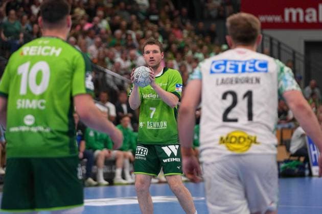 Wetzlar, Germany, June 7th 2026: Dominik Mappes ( 7 Wetzlar ) during the Daikin Handball-Bundesliga match between HSG Wetzlar and SC Magdeburg at Buderus Arena Wetzlar. (Julia Kneissl SPP)  Copyright: xJuliaxKneisslx xSPPx spp-en-JuKnSp-20260607_SPP_JuliaKneissl_4.jpeg