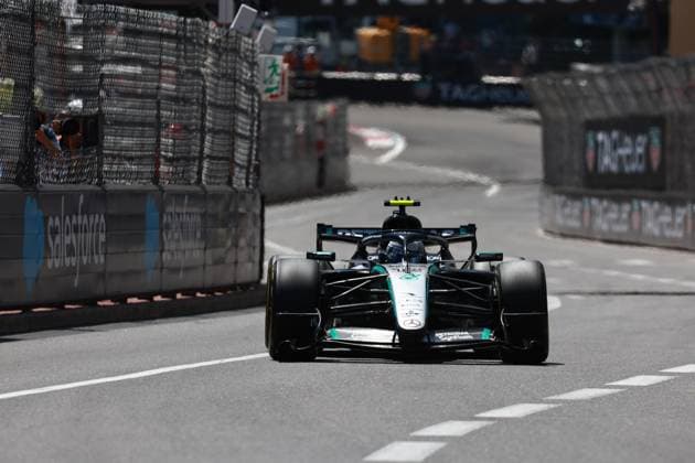 12 KIMI ANTONELLI Andrea (ita), Mercedes AMG F1 Team W17, action Monte Carlo Monaco