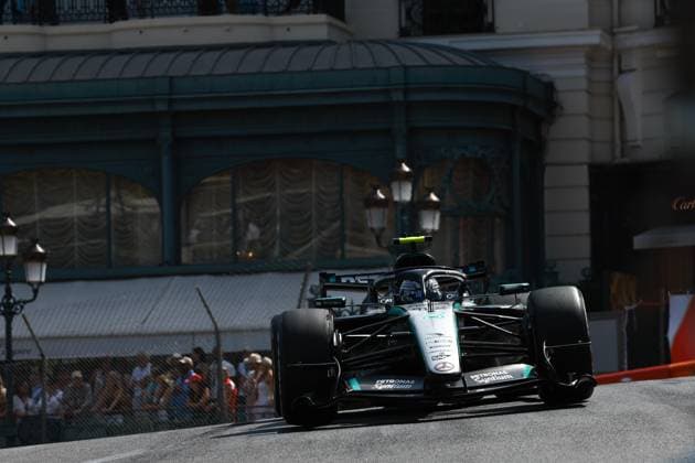 12 KIMI ANTONELLI Andrea (ita), Mercedes AMG F1 Team W17, action Monte Carlo Monaco