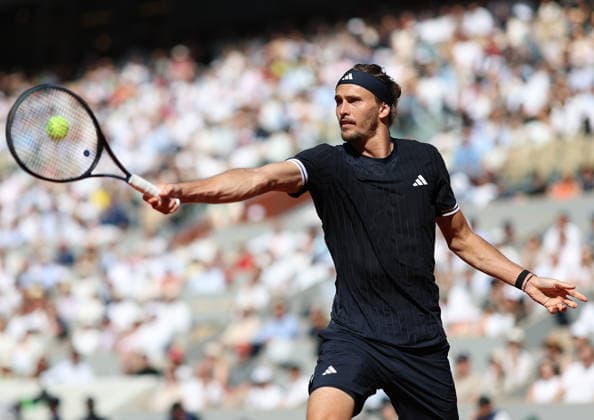June 7, 2026, Paris, Ile De France, France: ALEXANDER ZVEREV of Germany during the match against F. Cobolli of Italy in the final of tennis tournament Roland Garros, Paris, France. Tennis, Roland Garros 2026 - Alexander Zverev Final  - ZUMAc278 20260607_zsp_c278_033 Copyright: xMarcinxCholewinskix