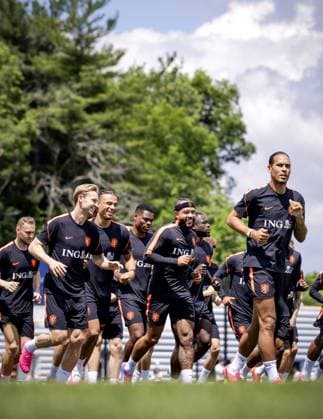 NEW YORK - The players during a training session of the Dutch national team, Nationalteam at the training complex of the Etihad City Football Academy, on June 7, 2026, in Orangeburg, New York. The Dutch national team is preparing for the 2026 World Cup. ROBIN VAN LONKHUIJSEN ANP xVIxANPxSportx xxANPxIVx 560395661 originalFilename: 560395661.jpg