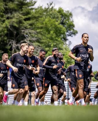 NEW YORK - The players during a training session of the Dutch national team, Nationalteam at the training complex of the Etihad City Football Academy, on June 7, 2026, in Orangeburg, New York. The Dutch national team is preparing for the 2026 World Cup. ROBIN VAN LONKHUIJSEN ANP xVIxANPxSportx xxANPxIVx 560395669 originalFilename: 560395669.jpg