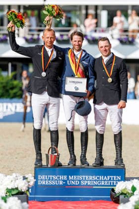 BALVE - LONGINES Balve Optimum 2026, BALVE - LONGINES Balve Optimum 2026 KUKUK Christian (GER), KUTSCHER Marco (GER), LILL Maximilian (GER) Meisterehrung LONGINES OPTIMUM PREIS Springprüfung Kl.S