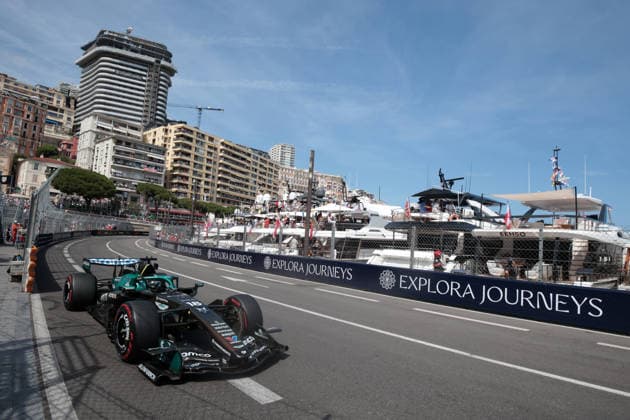 F1 Gran Prix of Monaco Lance Stroll of Aston Martin Aramco Honda on track during the F1 Grand Prix of Monaco at Monte-Carlo Circuit on June 7, 2026 in Montecarlo, Monaco. Monaco Monte-Carlo Monaco Copyright: xMarcoxCanonierox