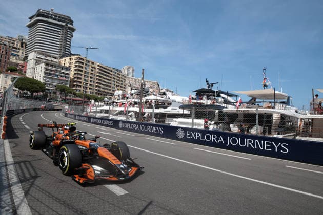 F1 Gran Prix of Monaco Lando Norris of McLaren Mastercard Formula 1 Team on track during the F1 Grand Prix of Monaco at Monte-Carlo Circuit on June 7, 2026 in Montecarlo, Monaco. Monaco Monte-Carlo Monaco Copyright: xMarcoxCanonierox