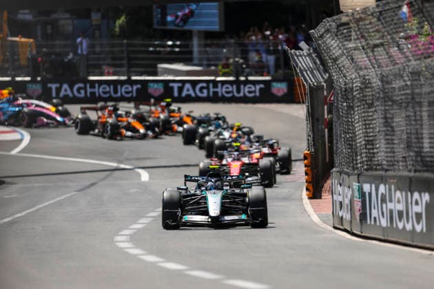Formula 1 Louis Vuitton Grand Prix de Monaco 2026 Race Winner Kimi Antonelli (ITA), Mercedes-AMG Petronas F1 Team, F1 W17 Pole Position during Formula 1 Louis Vuitton Grand Prix de Monaco 2026 on June 7., 2026 in Monaco, Monte-Carlo, Monaco Zsombor Toth Race Start Monaco Monte-Carlo Monaco