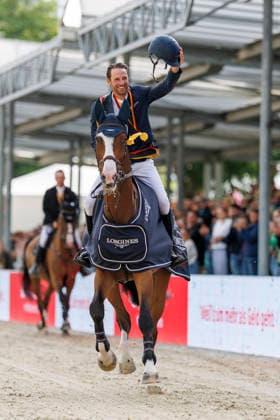 BALVE - LONGINES Balve Optimum 2026, BALVE - LONGINES Balve Optimum 2026 KUKUK Christian (GER), Akarad Tivoli Z Meisterehrung Meisterbad Sektdusche LONGINES OPTIMUM PREIS Springprüfung Kl.S