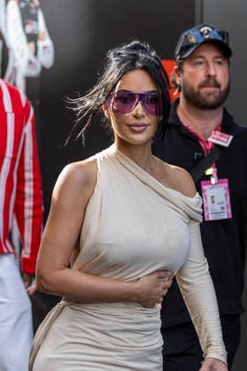 RECORD DATE NOT STATED 7th June 2026: Circuit de Monaco, Monaco: Formula One Monaco Grand Prix, Race Day; Lewis Hamilton s girlfriend Kim Kardashian in the paddock TimxWilliams