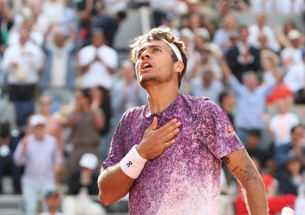 June 7, 2026, Paris, Ile De France, France: FLAVIO COBOLLI of Italy during the match against A. Zverev of Germany in the final of tennis tournament Roland Garros, Paris, France. Tennis, Roland Garros 2026 - Flavio Cobolli Final  - ZUMAc278 20260607_zsp_c278_041 Copyright: xMarcinxCholewinskix