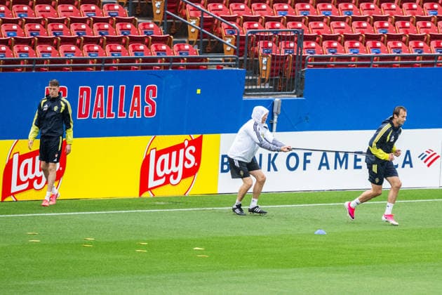 260607 Benjamin Nygren of the Swedish national football team at a training session during day -4 of the FIFA World Cup, WM, Weltmeisterschaft, Fussball 2026 on June 7, 2026 in Dallas. Photo: Petter Arvidson BILDBYRAN kod PA PA1221 fotboll football soccer fotball vm fotbolls-vm fotball-vm fotbolls-vm 2026 fifa world cup 2026 träning practice training sverige sweden sverige a day -4 bbeng