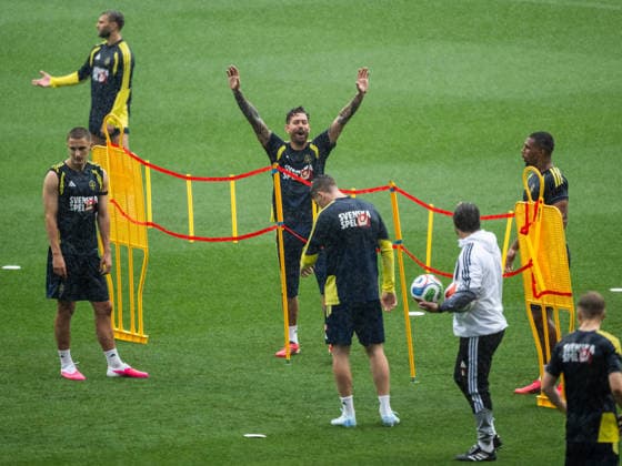 260607 Goalkeeper Kristoffer Nordfeldt of the Swedish national football team at a training session during day -4 of the FIFA World Cup, WM, Weltmeisterschaft, Fussball 2026 on June 7, 2026 in Dallas. Photo: Petter Arvidson BILDBYRAN kod PA PA1221 fotboll football soccer fotball vm fotbolls-vm fotball-vm fotbolls-vm 2026 fifa world cup 2026 träning practice training sverige sweden sverige a day -4 bbeng